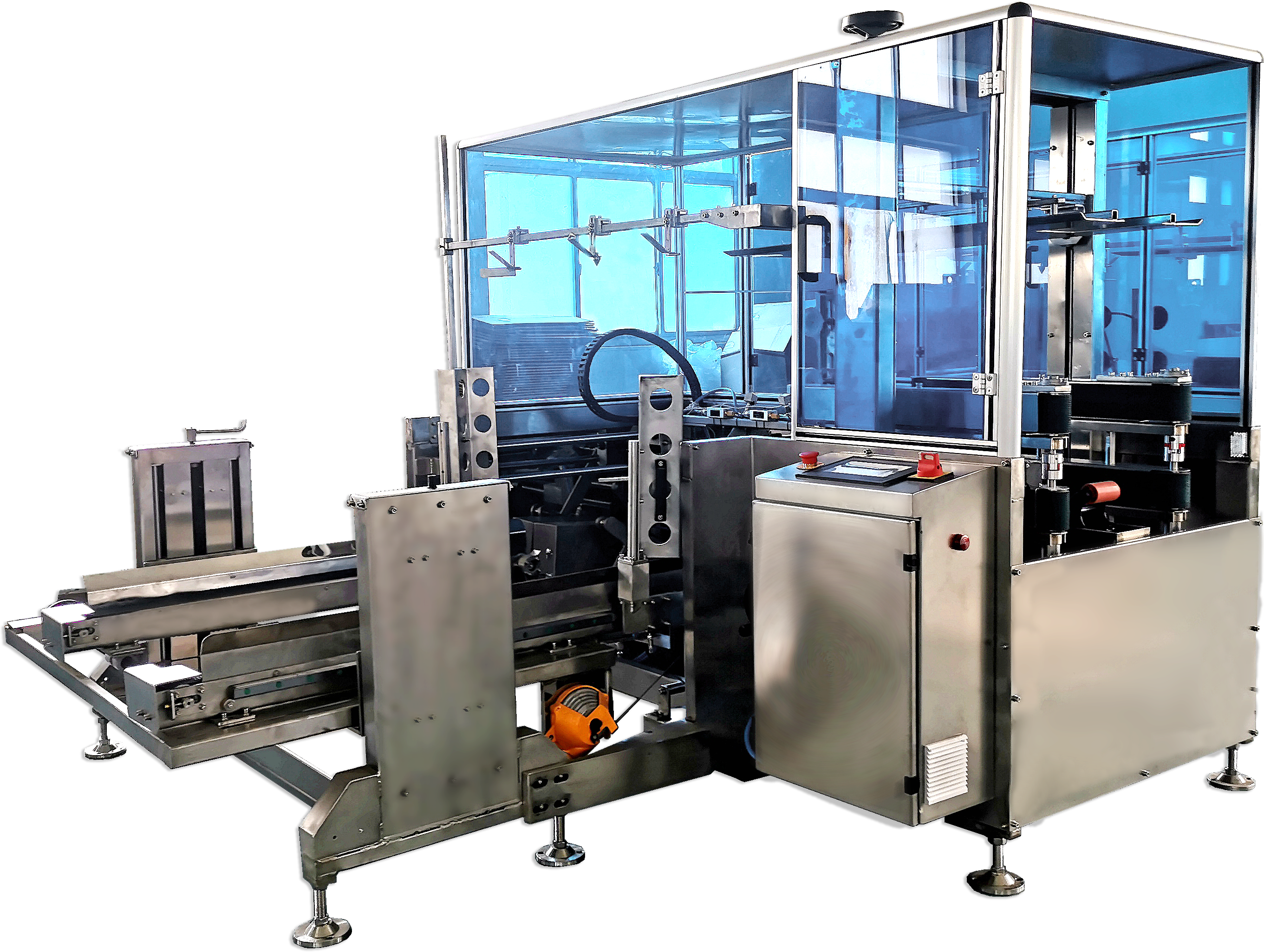 全自動(dòng)紙箱套袋機(jī)